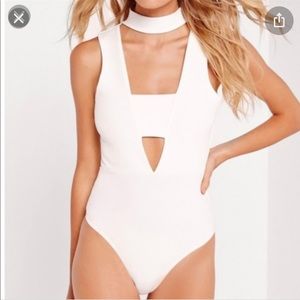 Missguided Ivory Bodysuit